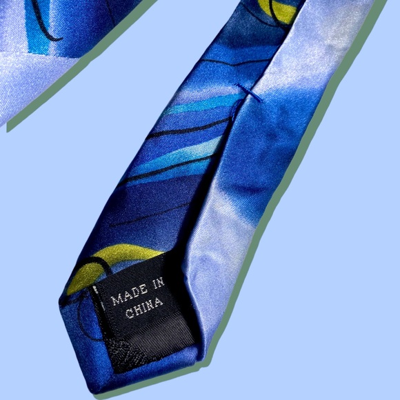 J. Garcia Vintage Necktie 100% Silk Menswear Tie - Picture 5 of 16